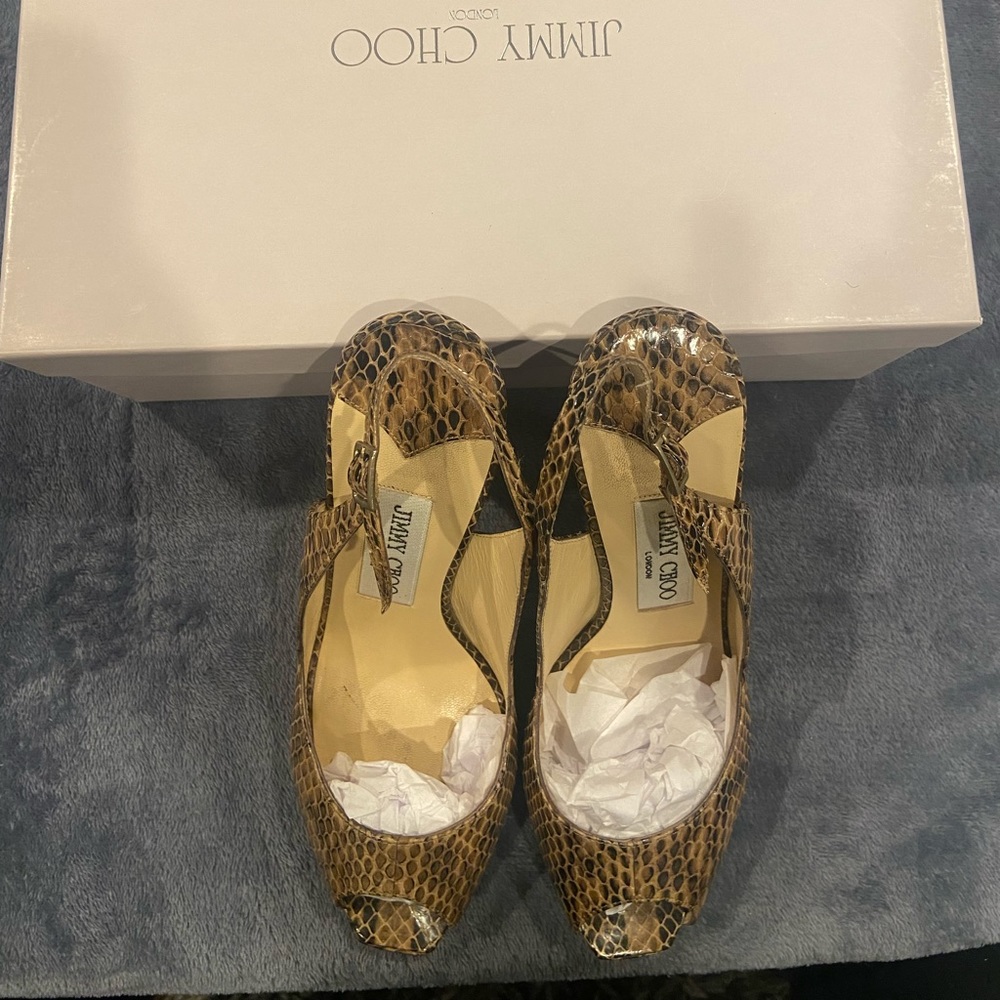 ankle strap platform worn handful of times great condition slightly worn bottoms